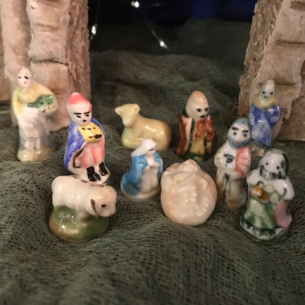French Santons, Feves, Creche, Christmas, Epiphany, La Fête des Rois
